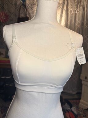 Oh Baby by Motherhood White Wireless Nursing Bralette